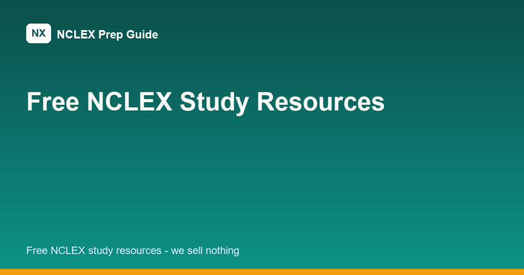 free nclex study resources featured image