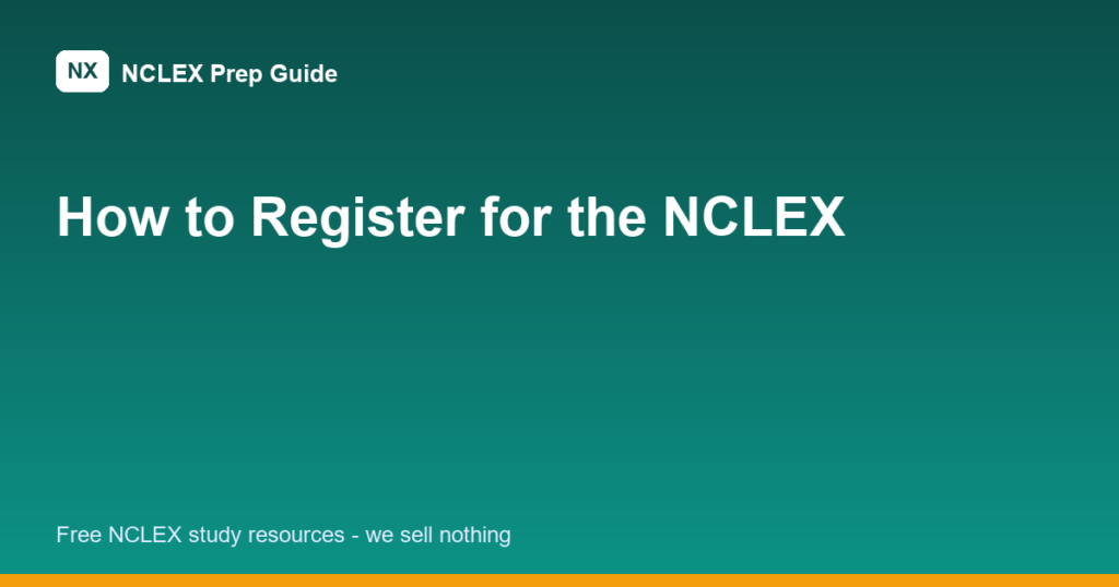 how to register for the nclex featured image
