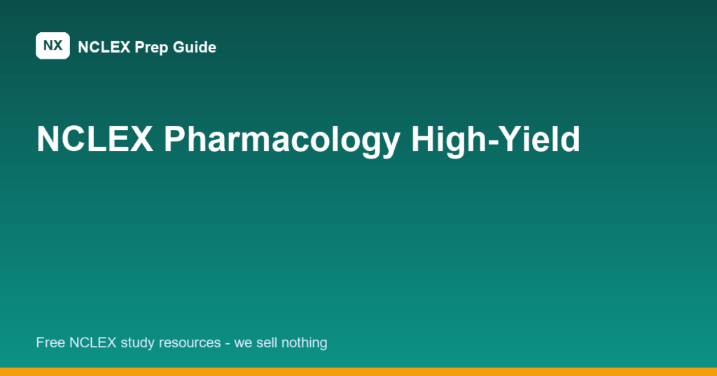 nclex pharmacology featured image