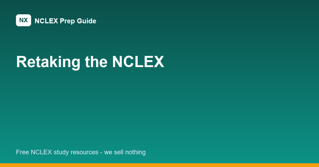 retaking the nclex featured image