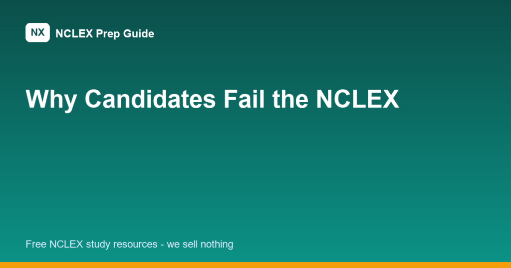 why candidates fail nclex featured image