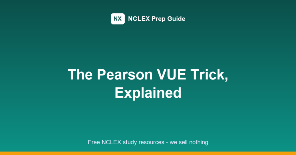 pearson vue trick featured image